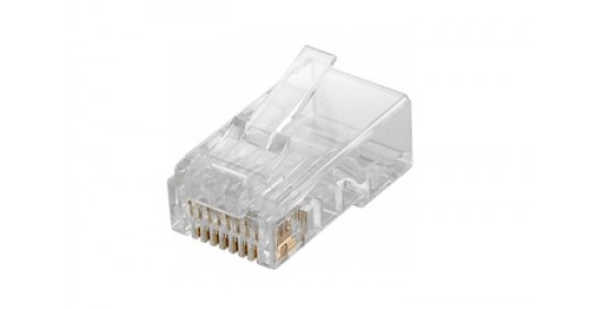 Connector RJ45 CAT6 UTP 50Mic Gold Plated W/Inbuilt Guide. Connector RJ45 CAT6 UTP 50Mic Gold Plated W/Inbuilt Guide.