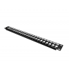 Patch Panel 24 Port Unloaded 1U For CAT6/6A Keystone -Webb. Patch Panel 24 Port Unloaded 1U For CAT6/6A Keystone -Webb.