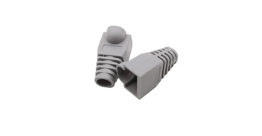 Boots 8.0mm For Cat6A+CAT7 Connectors – Grey. Boots 8.0mm For Cat6A+CAT7 Connectors – Grey.