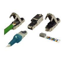 Field Termination Plug CAT6 STP 50mic Gold Plated Toolless. Field Termination Plug CAT6 STP 50mic Gold Plated Toolless.