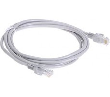 Patch Cord CAT6 UTP 24AWG 3m LSOH - Grey Webb. Patch Cord CAT6 UTP 24AWG 3m LSOH - Grey Webb.