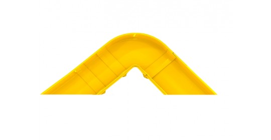 Fibre Raceway Bend Horizontal 600x100mm
