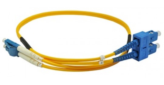 FO Patch Cord 9/125 Dpx OS2 2.0mm LC/UPC-SC/UPC-5m LSOH.