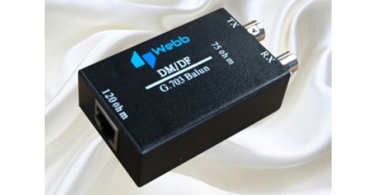 Adapter Balun G703 RJ45 (F) To BNC (F) (Box Type)-Webb.