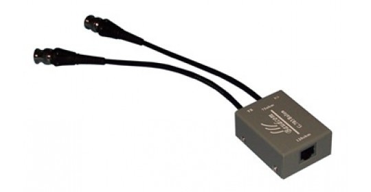 Adapter Balun G703 RJ45 (F) To BNC (M) (Cable Type)-Webb.