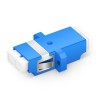 FO Adapter OS2 9/125 Dpx LC/UPC-LC/UPC W/Clips/ Fl-Blue.