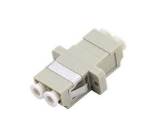 FO Adapter OM1 62.5/125 Dpx LC/UPC-LC/UPC W/Clips/Fl-Beige.