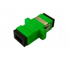 FO Adapter SC/APC-SC/APC Spx SM 9/125 Ceramic Green-WEBB.