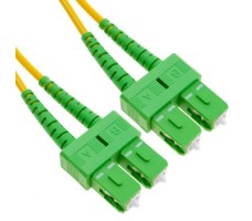 FO Patch Cord 9/125 Dpx OS2 2.0mm SC/APC-SC/APC-3m LSOH.