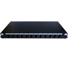FO Patch Panel 1U 12P SC Dpx (24C)19"RM W/o Access. Bk-Webb. FO Patch Panel 1U 12P SC Dpx (24C)19"RM W/o Access. Bk-Webb.