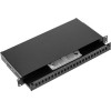 FO Patch Panel 1U 24P Spx 19"RM W/o Accessories Black-Webb FO Patch Panel 1U 24P Spx 19"RM W/o Accessories Black-Webb