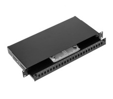 FO Patch Panel 1U 24P Spx 19"RM W/o Accessories Black-Webb FO Patch Panel 1U 24P Spx 19"RM W/o Accessories Black-Webb