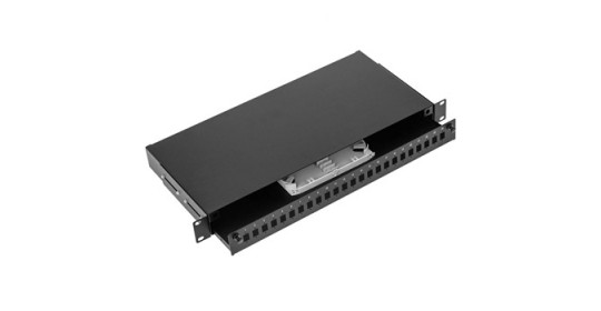 FO Patch Panel 1U 24P Spx 19"RM W/o Accessories Black-Webb FO Patch Panel 1U 24P Spx 19"RM W/o Accessories Black-Webb