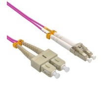 FO Patch Cord 50./125 Dpx OM4 2.0mm LC/UPC-SC/UPC-3m LSOH. FO Patch Cord 50./125 Dpx OM4 2.0mm LC/UPC-SC/UPC-3m LSOH.