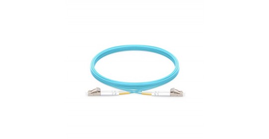 FO Patch Cord 50/125 Dpx OM3 2.0mm LC/UPC-LC/UPC-1m LSOH AQ.