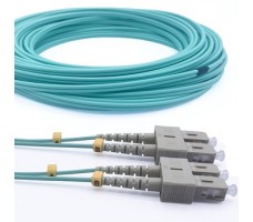 FO Patch Cord 50/125 Dpx OM3 2.0mm SC/UPC-SC/UPC-1m LSOH AQ. FO Patch Cord 50/125 Dpx OM3 2.0mm SC/UPC-SC/UPC-1m LSOH AQ.