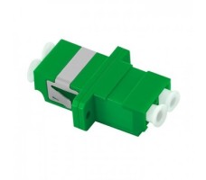 FO Adapter LC/APC-LC/APC Dpx SM 9/125 Ceramic Green-WEBB.