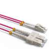 FO Patch Cord 50./125 Dpx OM4 2.0mm LC/UPC-SC/UPC-5m LSOH.
