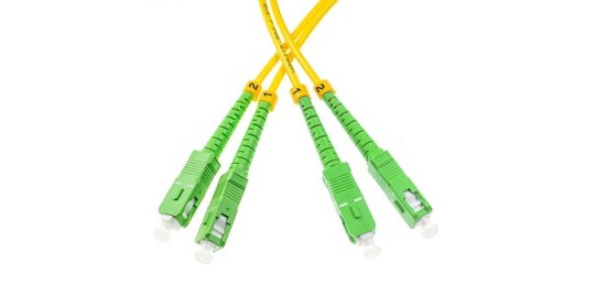 FO Patch Cord 9/125 Dpx OS2 2.8mm SC/APC-SC/APC-100m LSOH.