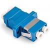 FO Adapter OS2 9/125 Dpx LC/UPC-LC/UPC W/Clips/Fl-Blue.