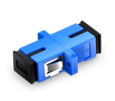 FO Adapter OS2 9/125 Spx SC/UPC-SC/UPC W/Clips/Fl -Blue.