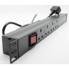 PDU 4Way 19" W/Individual ON/OFF Switch,13A. PDU 4Way 19" W/Individual ON/OFF Switch,13A.