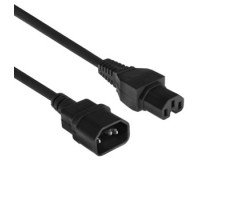 Power Cord C14 - C15, 0.75mm2 - Length 2Mtr. Power Cord C14 - C15, 0.75mm2 - Length 2Mtr.